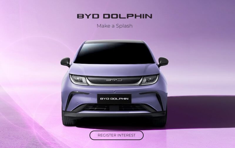 BYD Dolphin Registration Australia