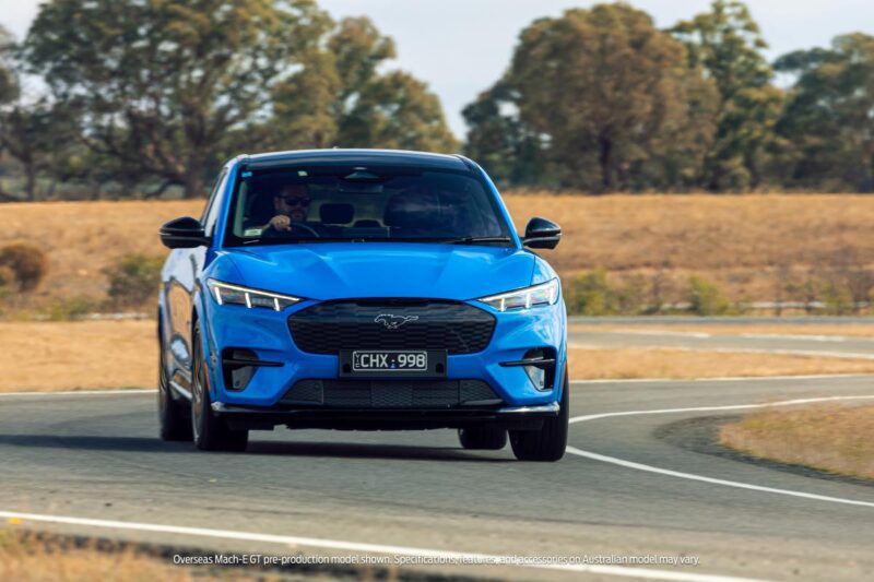 2023 Ford Mach-E Curve Driving Victoria