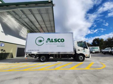 Alsco SEA Electric Truck Side