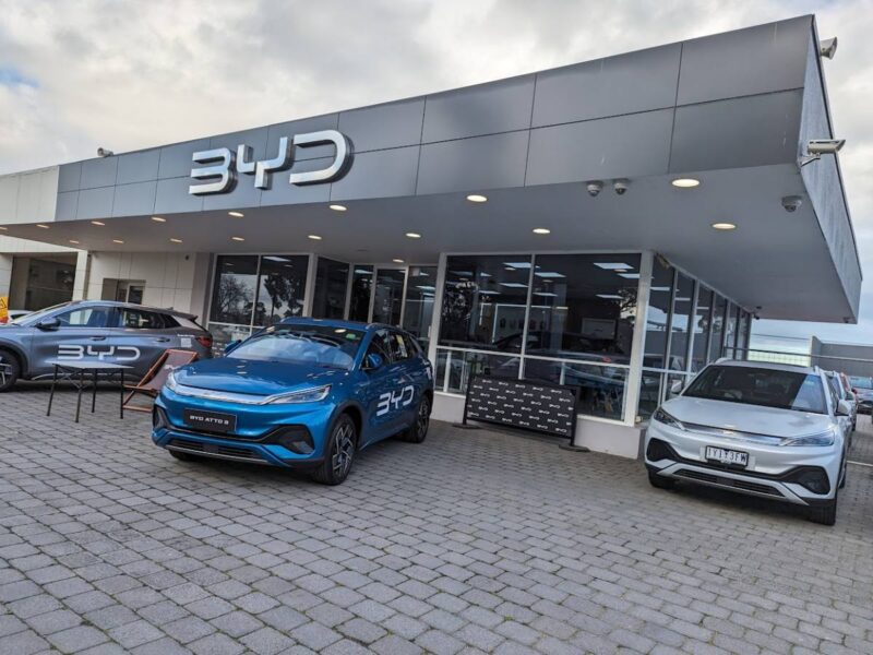 BYD Experience Centre Melbourne Front