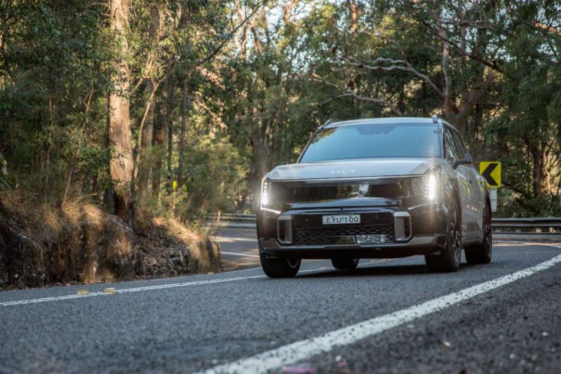 Kia EV9 7seater electric SUV undergoes Australian suspension testing