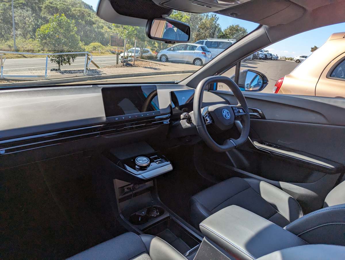 MG4 Drive Interior Front Seating Blue
