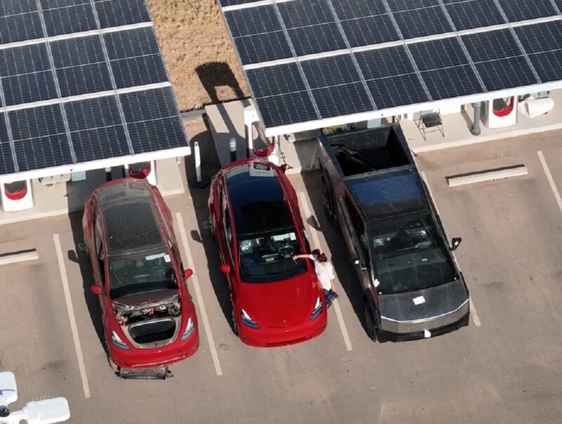Tesla Cybertruck Supercharger August 2023 Joe Tegtmeyer