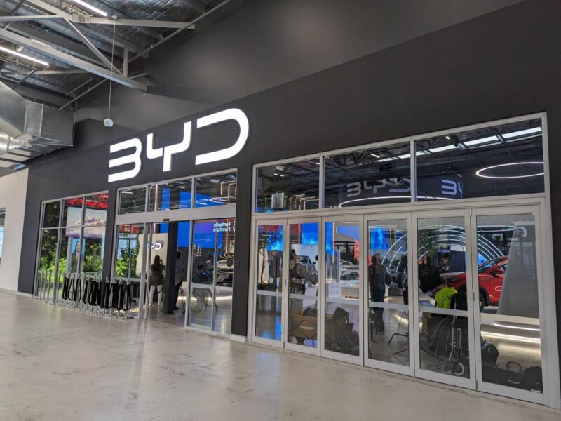 BYD Megastore Outside Sydney September 2023 Riz Akhtar