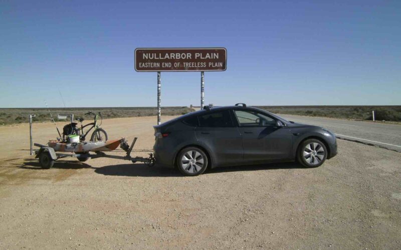 Model Y trailer Nullarbor