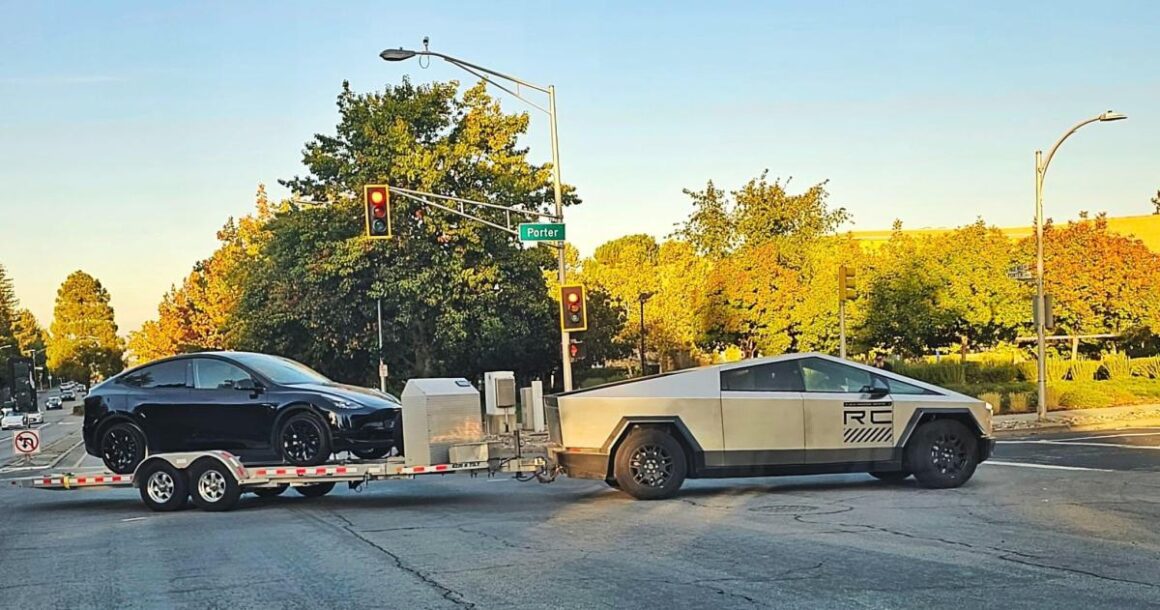 Tesla Cybertruck Towing Greggertruck Palo Alto