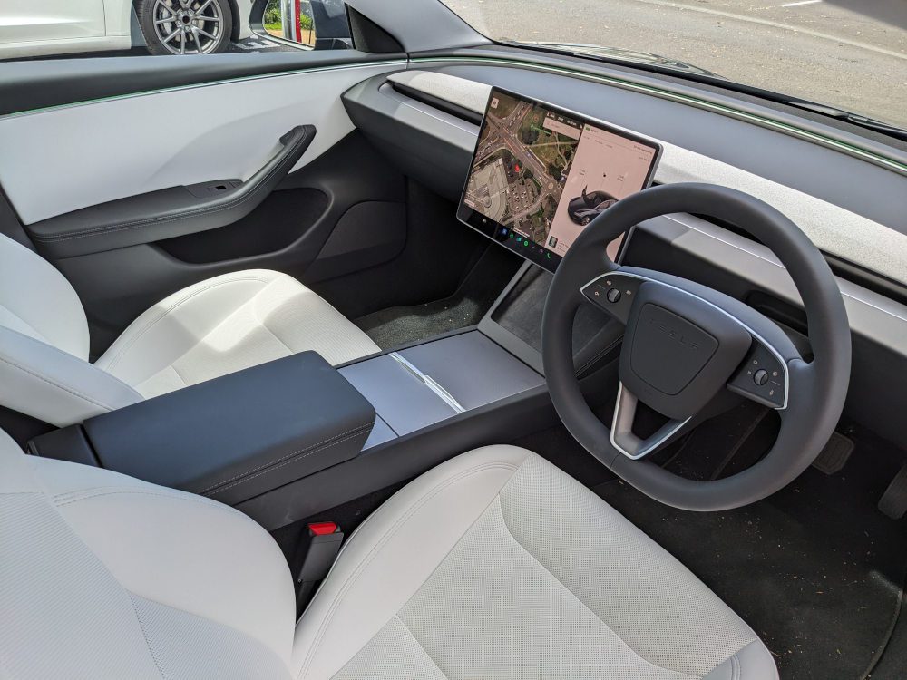 Tesla Model 3 Interior White Matttroy