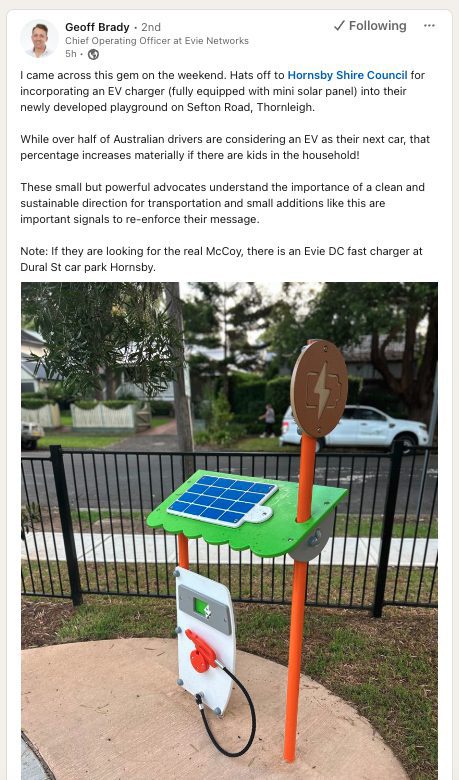 Geoff Brady LinkedIn Post