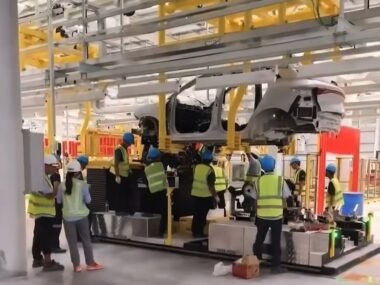 BYD production at Thailand Factory