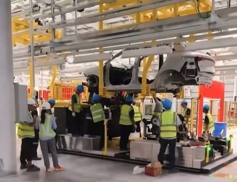 BYD production at Thailand Factory