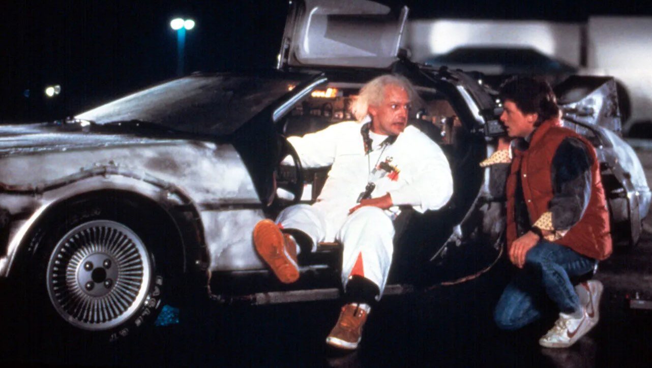 Delorean in Back to the Future.