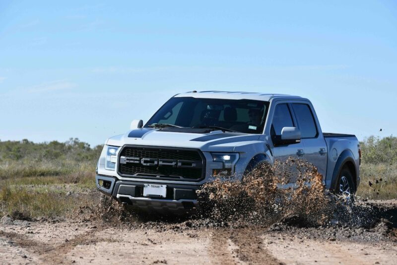 Ford Ranger in mud