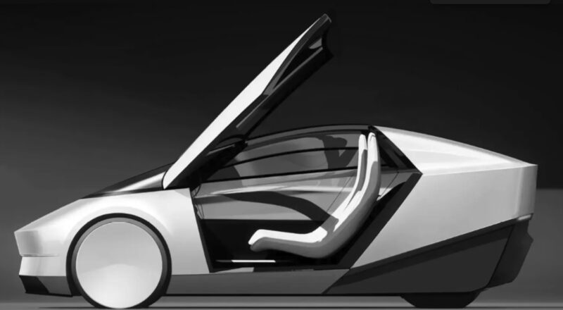 Tesla Robotaxi artist impression