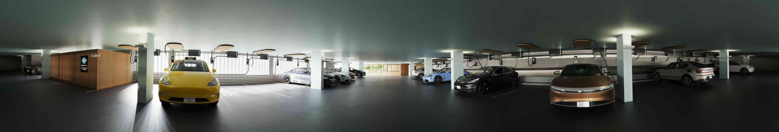 Gravity Charging Center with 500kW Distributed Energy Access Points