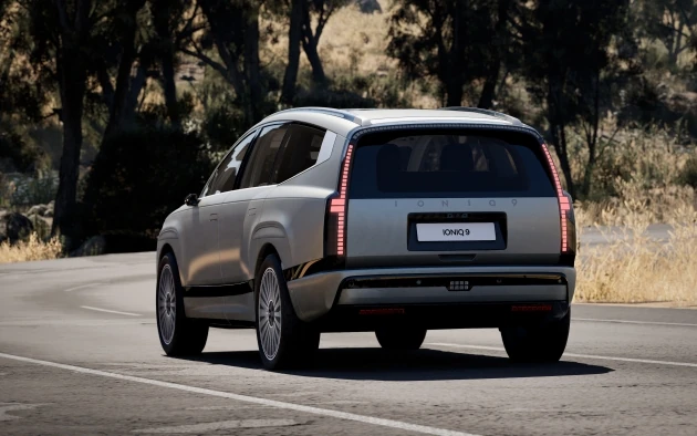 Hyundai IONIQ 9 from the rear. Source: Hyundai