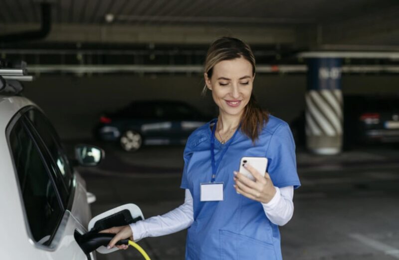 nurse ev charging