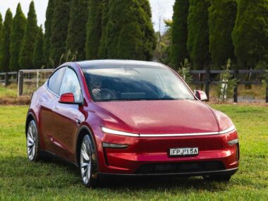 model y tesla red