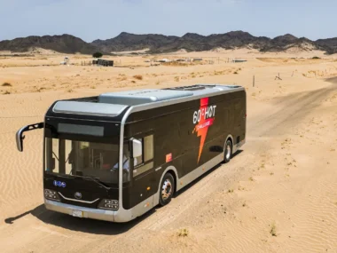 Yutong extreme heat challenge in Saudi Arabia. Source: Yutong