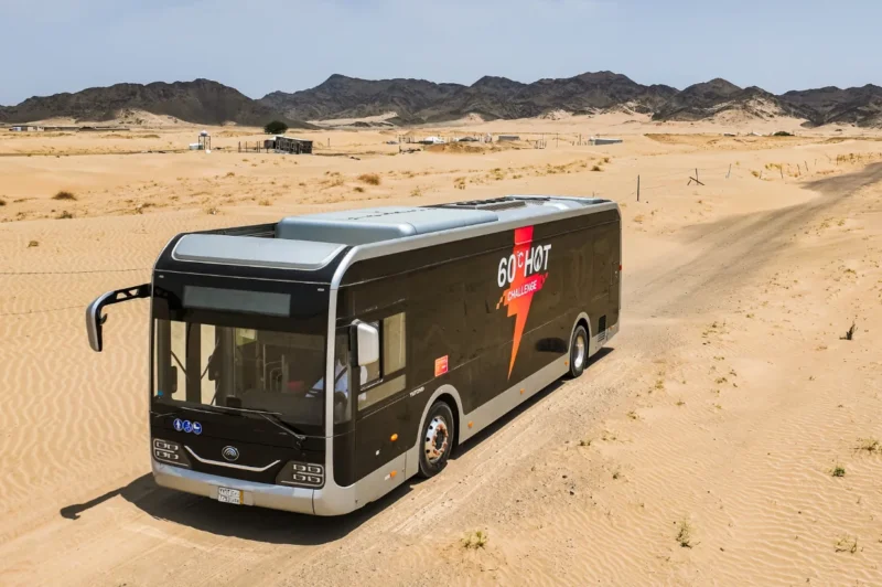 Yutong extreme heat challenge in Saudi Arabia. Source: Yutong