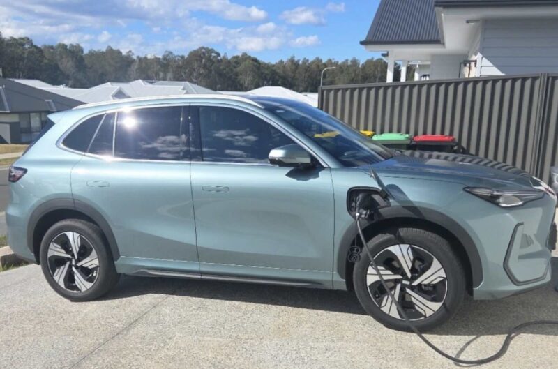 Geely X5 and vehicle-to-grid. Photo: Scott Purnell.