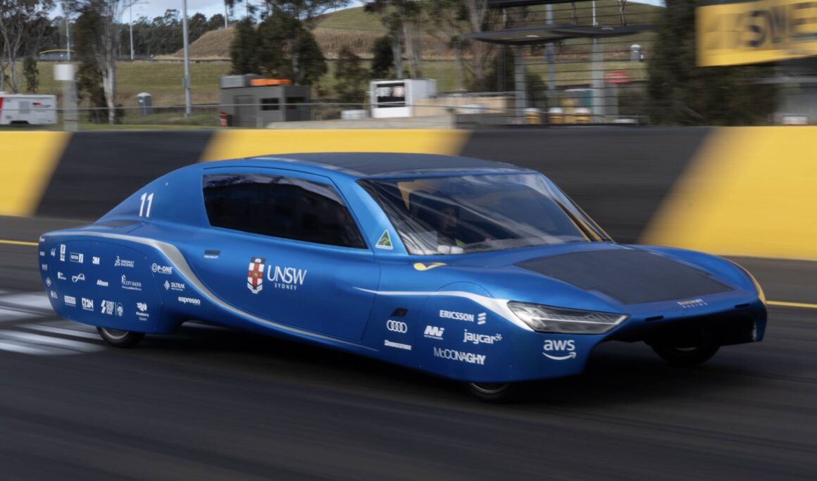 Sunswift 7 is aiming for back-to-back victories in the Bridgestone World Solar Challenge, having been awarded the victory in 2023. Photo: Sunswift Racing
