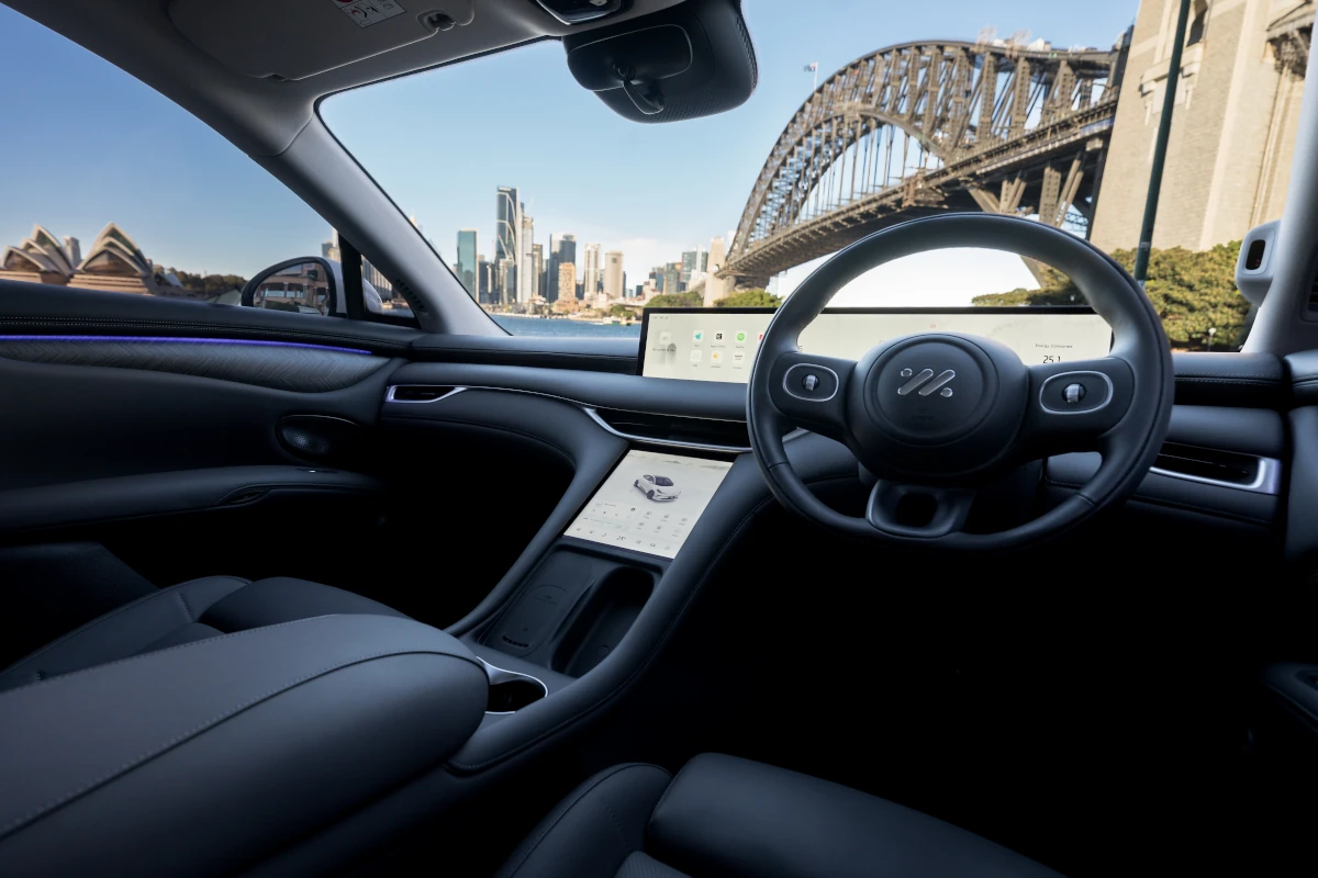 The IM5 interior feels premium and functional. Source: MG Motor