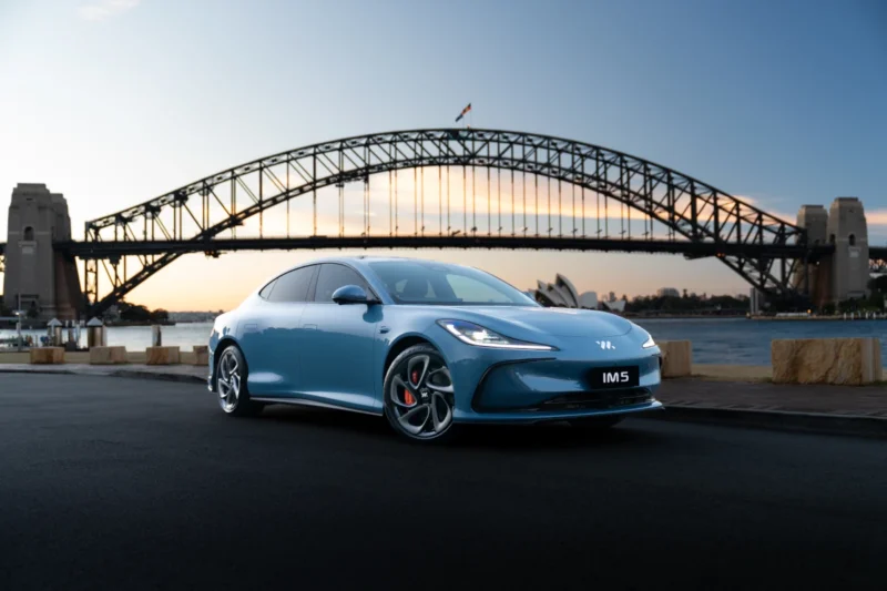 MG IM5 in Nevis Blue. Source: MG Motor