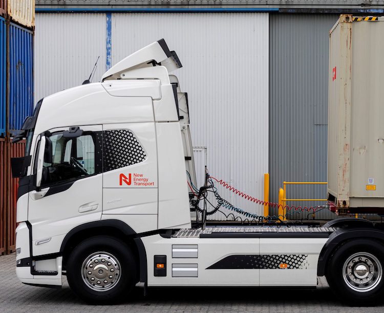 electric volvo truck, new energy transport