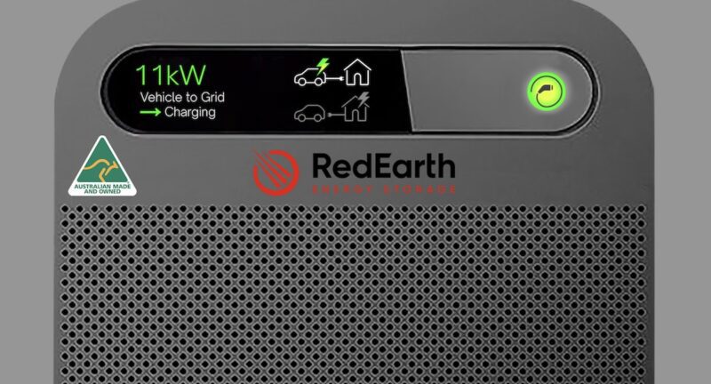 redearth ev charger v2G