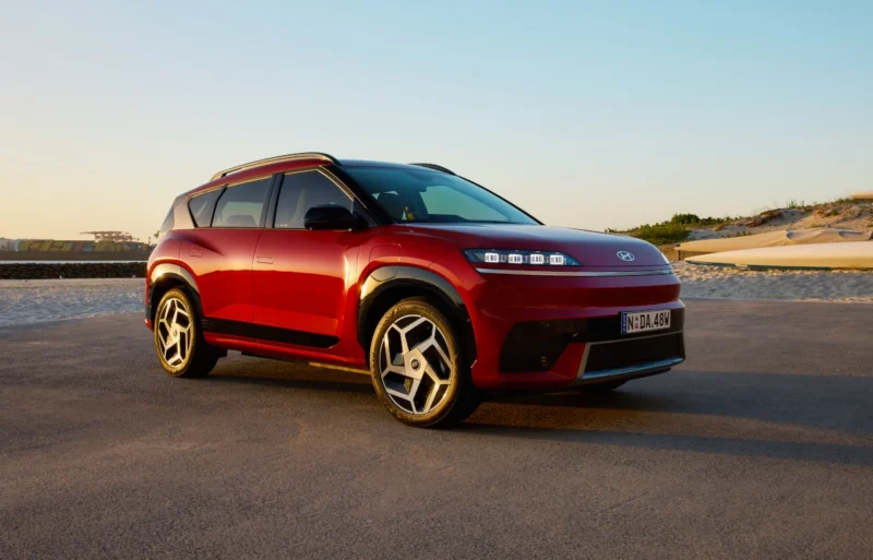 Hyundai Elexio Elite in Dragon Red. Source: Hyundai Australia