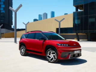 Hyundai Elexio Elite in Dragon Red. Source: Hyundai Australia