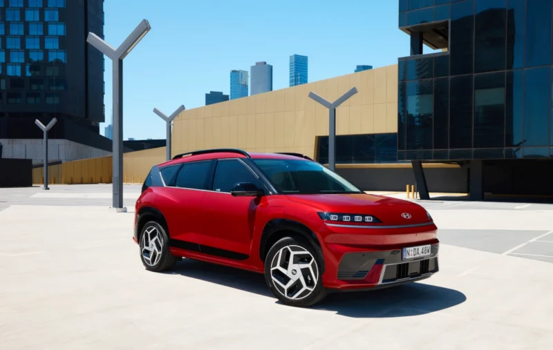 Hyundai Elexio Elite in Dragon Red. Source: Hyundai Australia
