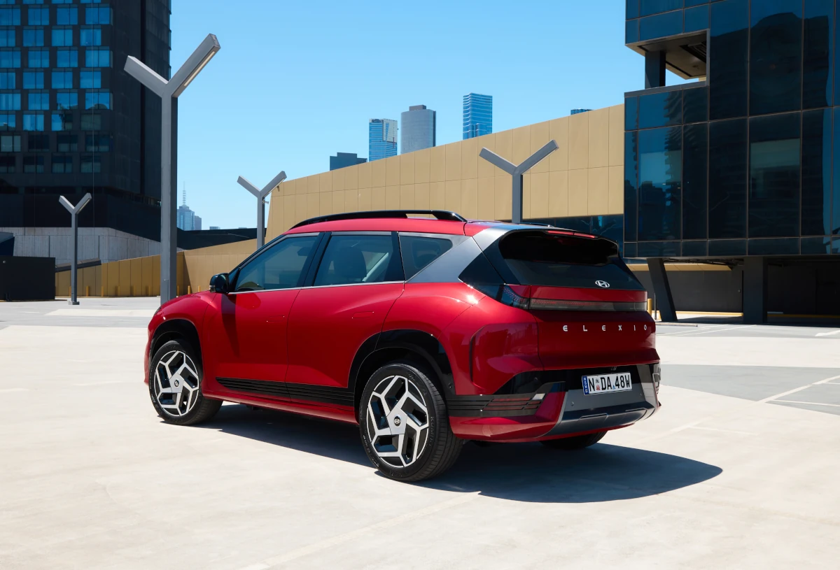 Rear view of Hyundai Elexio. Source: Hyundai Australia