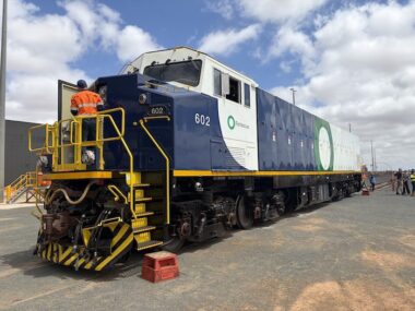 The Fortescue electric train. Image: Rachel Williamson