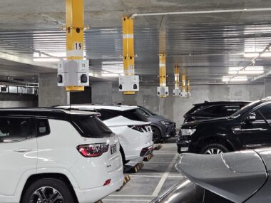 NOX Energy EV charging infrastructure installed throughout the Sierra Hawthorn carpark